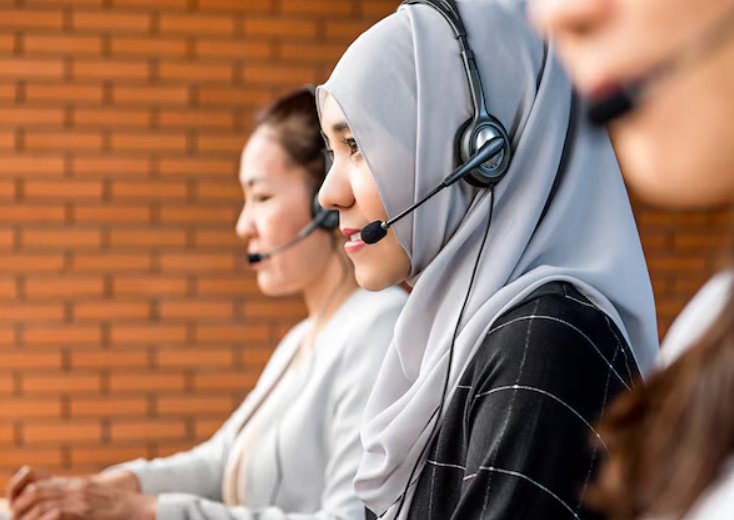 Ilustrasi PNG customer support